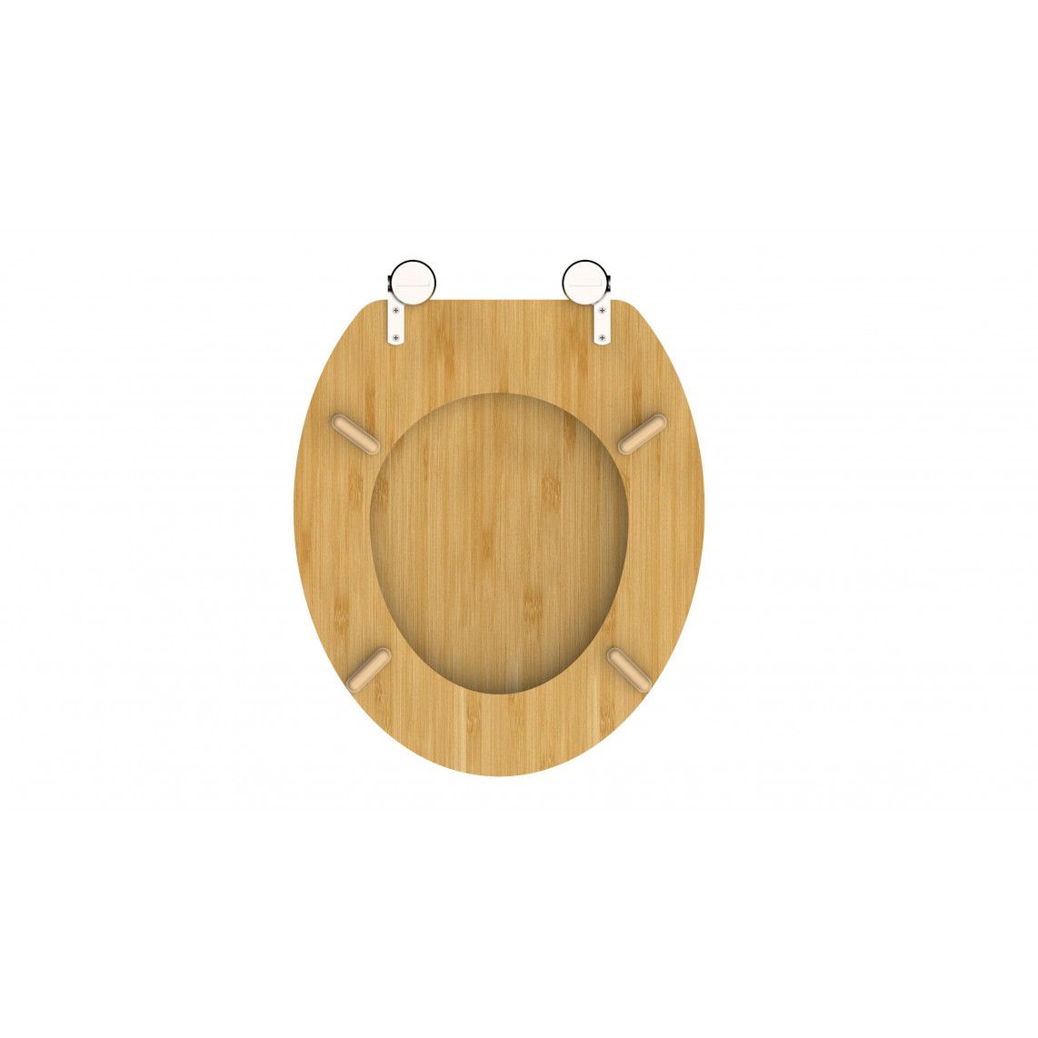 81001 abattant WC en bambou NATURAL BAMBOO vue 6