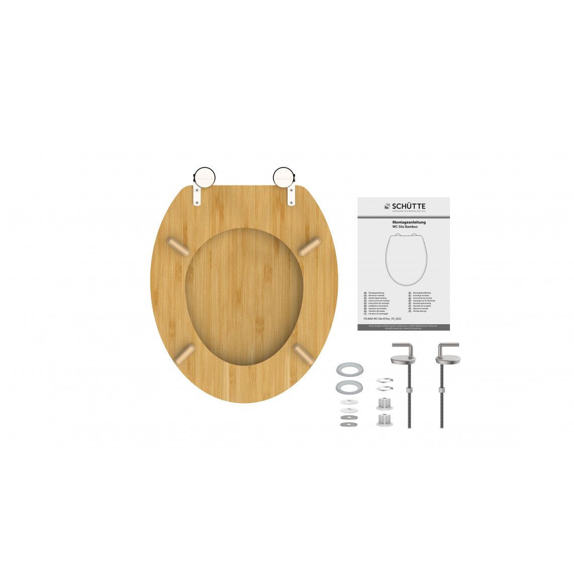 81001 abattant WC en bambou NATURAL BAMBOO vue 7