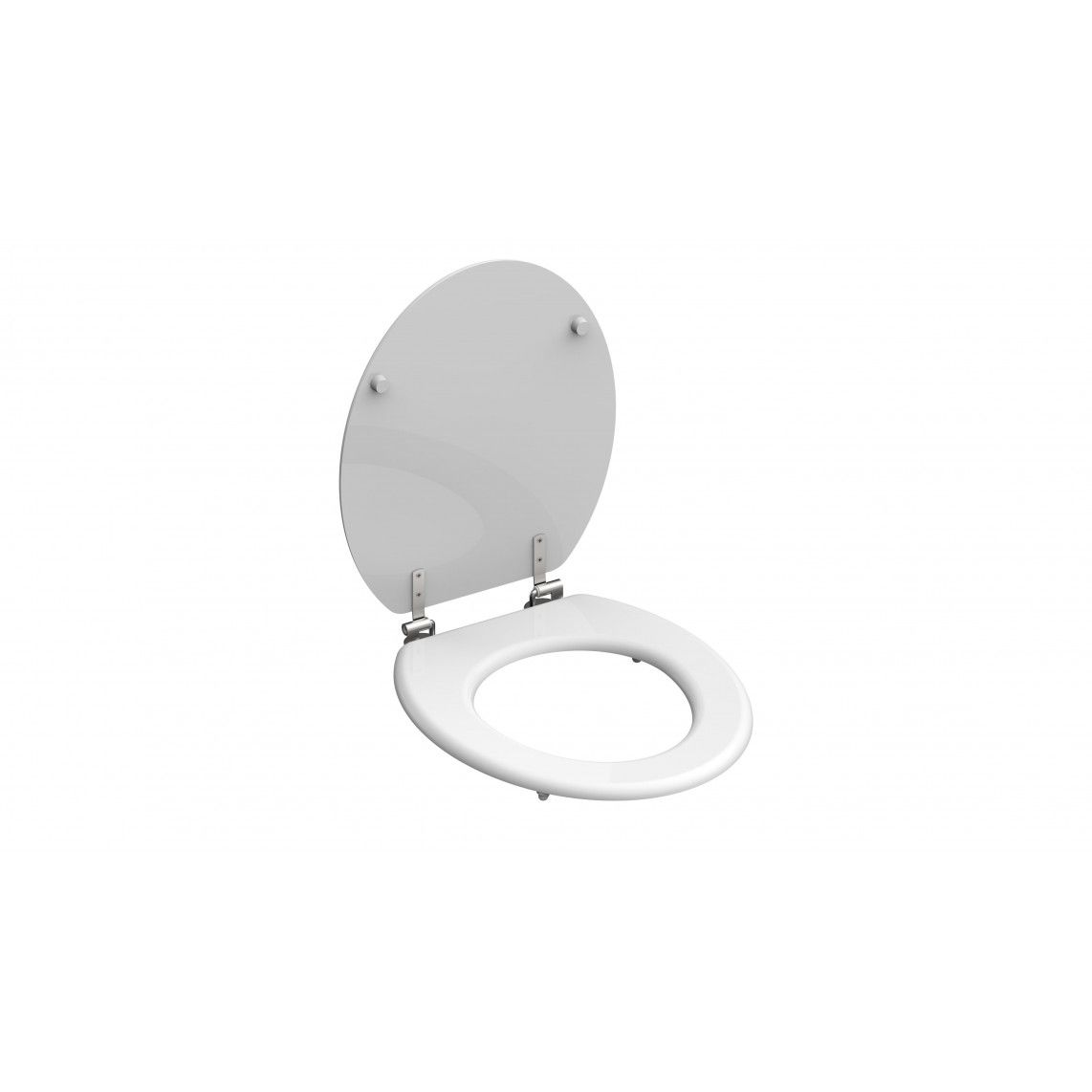 84000 abattant WC avec noyau en bois WHITE vue 5