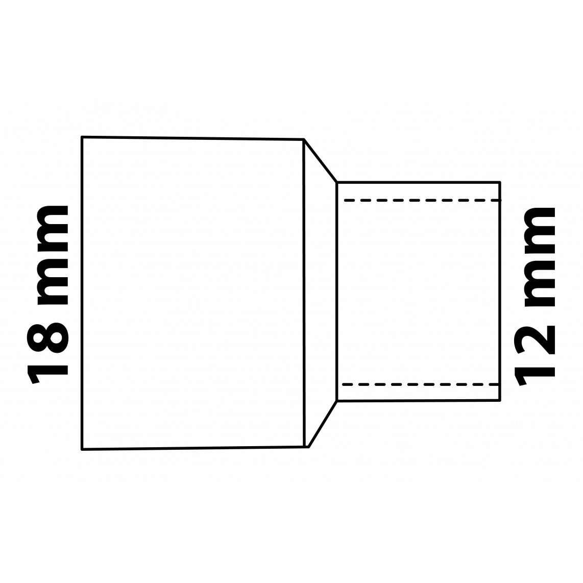 989078055 CU verloopnippel, blanco, 18 mmA x 12 mm, 1 mof, (5243) vue 2