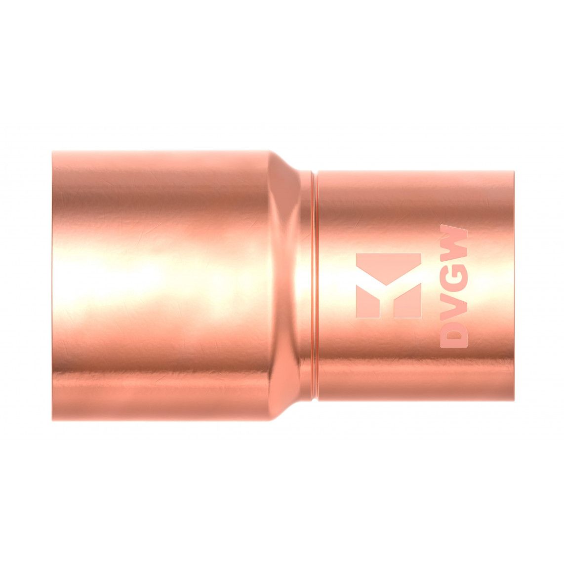 989076055 CU verloopnippel, blanco, 22 mmA x 18 mm, 1 mof, (5243) vue 2
