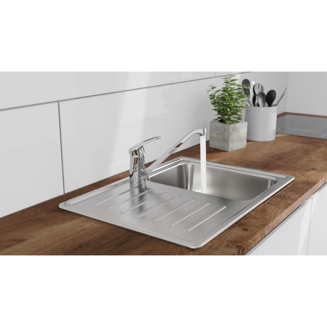 77250 GRANDE Keukenkraan, chroom vue 7