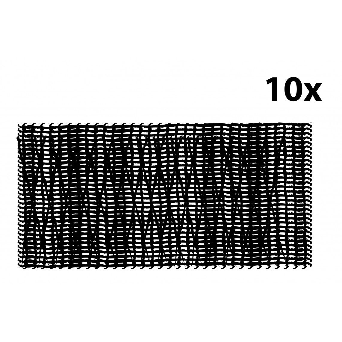 98693900 Cleaning fleece, black, metal free (10x) vue 2