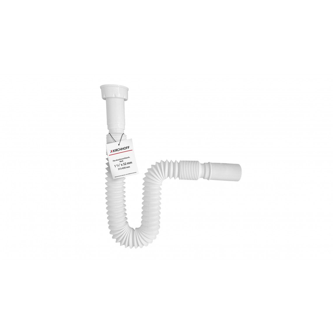 98836748 KS flexibele verbindingspijp, wit, 1 1/4" x 32 mm, 315-830 mm vue 9