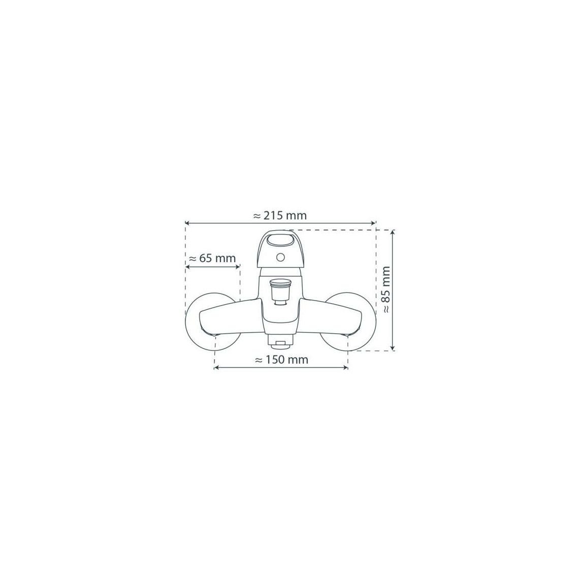 41300 ATHOS PLUS Badkraan, chroom vue 4