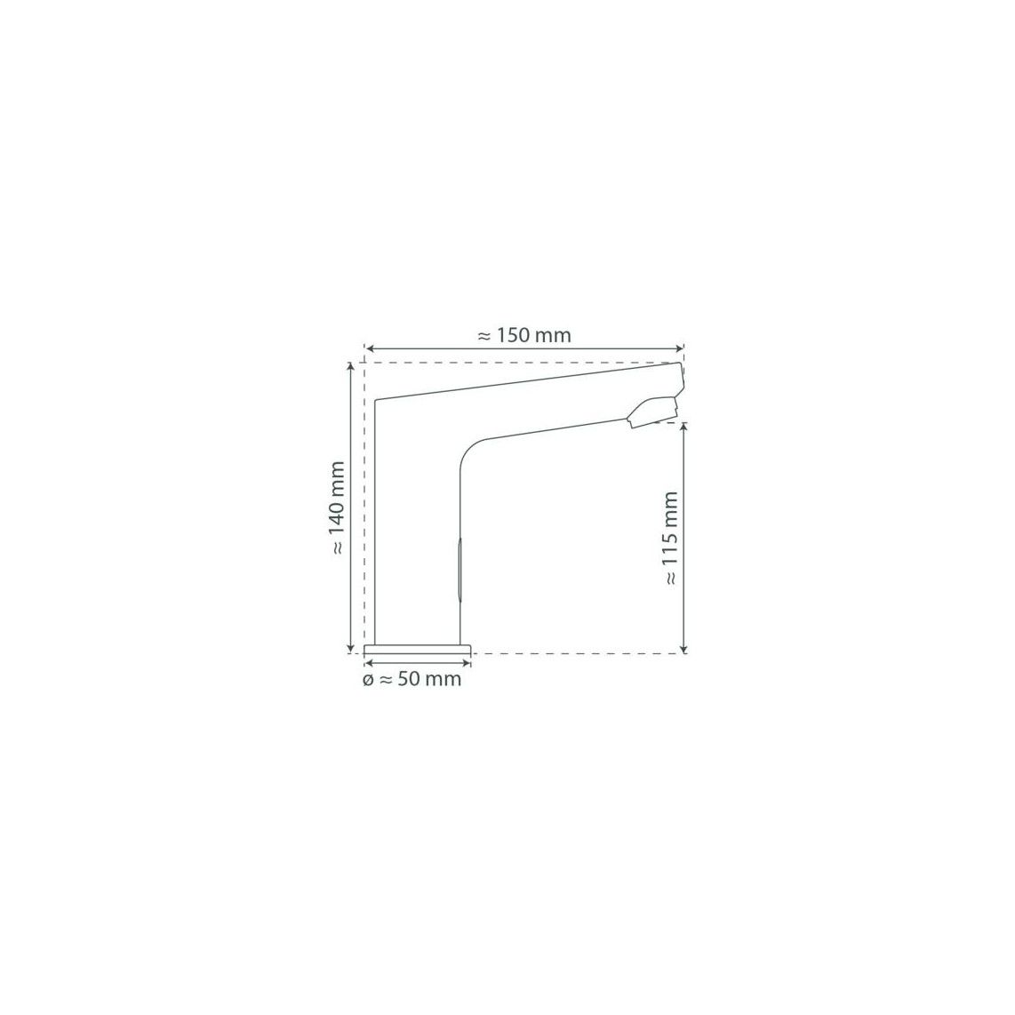 99100 VITAL Sensor wastafelkraan, chroom vue 6