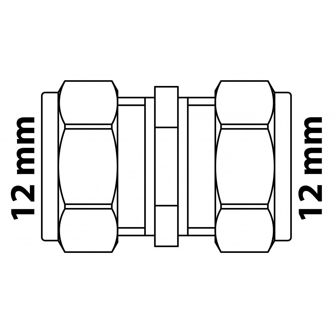 989454217 MS fitting, blanco, 12 mm, knelfitting voor koperen buis, vue 4