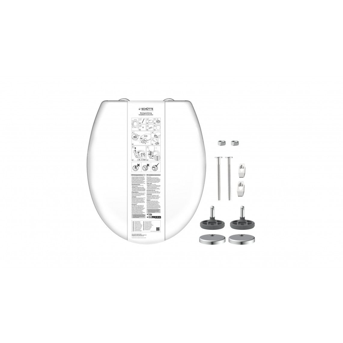 82600 abattant WC en Duroplast WHITE, PREMIUM, avec frein de chute et déclipsable vue 7