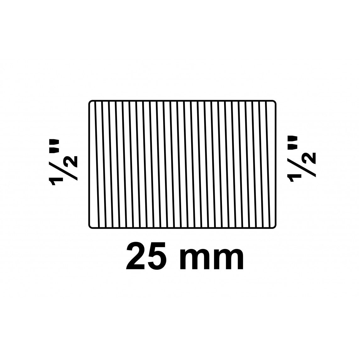 989764160 Threaded nipple, malleable galvanized, 1/2" male x 25 mm (5x) vue 2