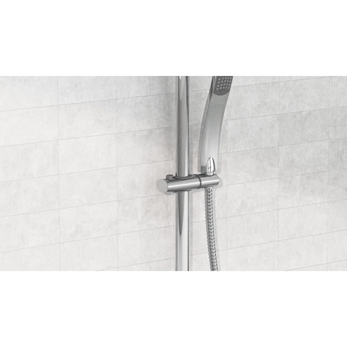 DXSTIOVCS-PR STILOVAL Regendouche set, chroom vue 6