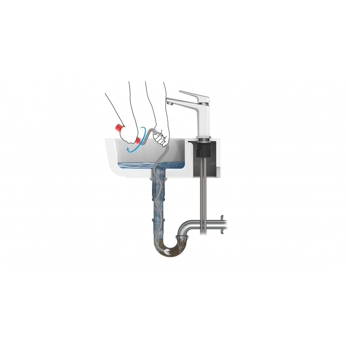 99907100 ontstoppingsveer, RSV, 5 mm x 3m vue 5