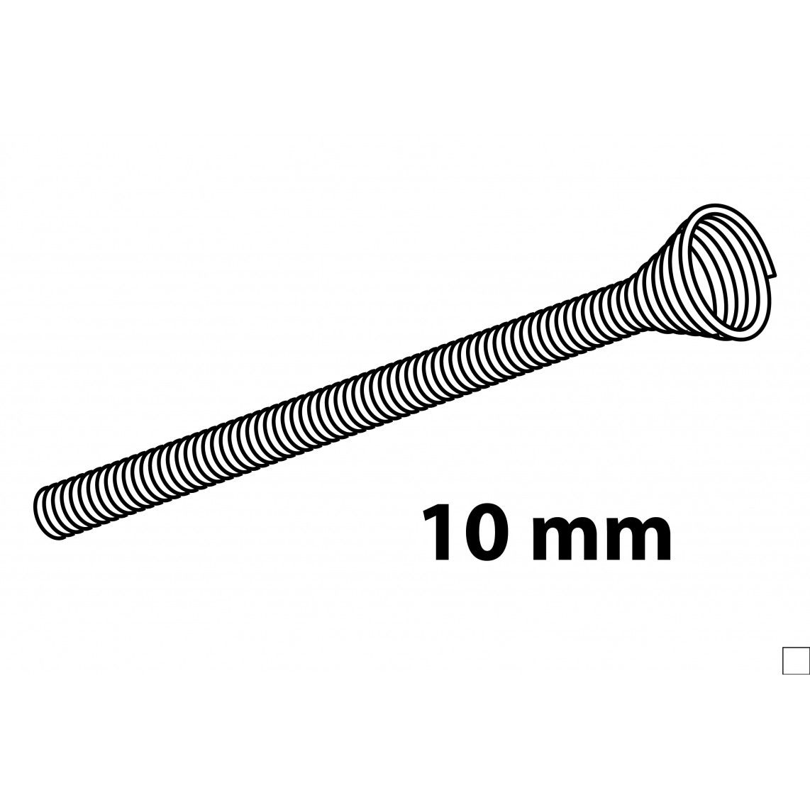 999101025 CU verbindingspijp-buigveer, voor 10 mm vue 2