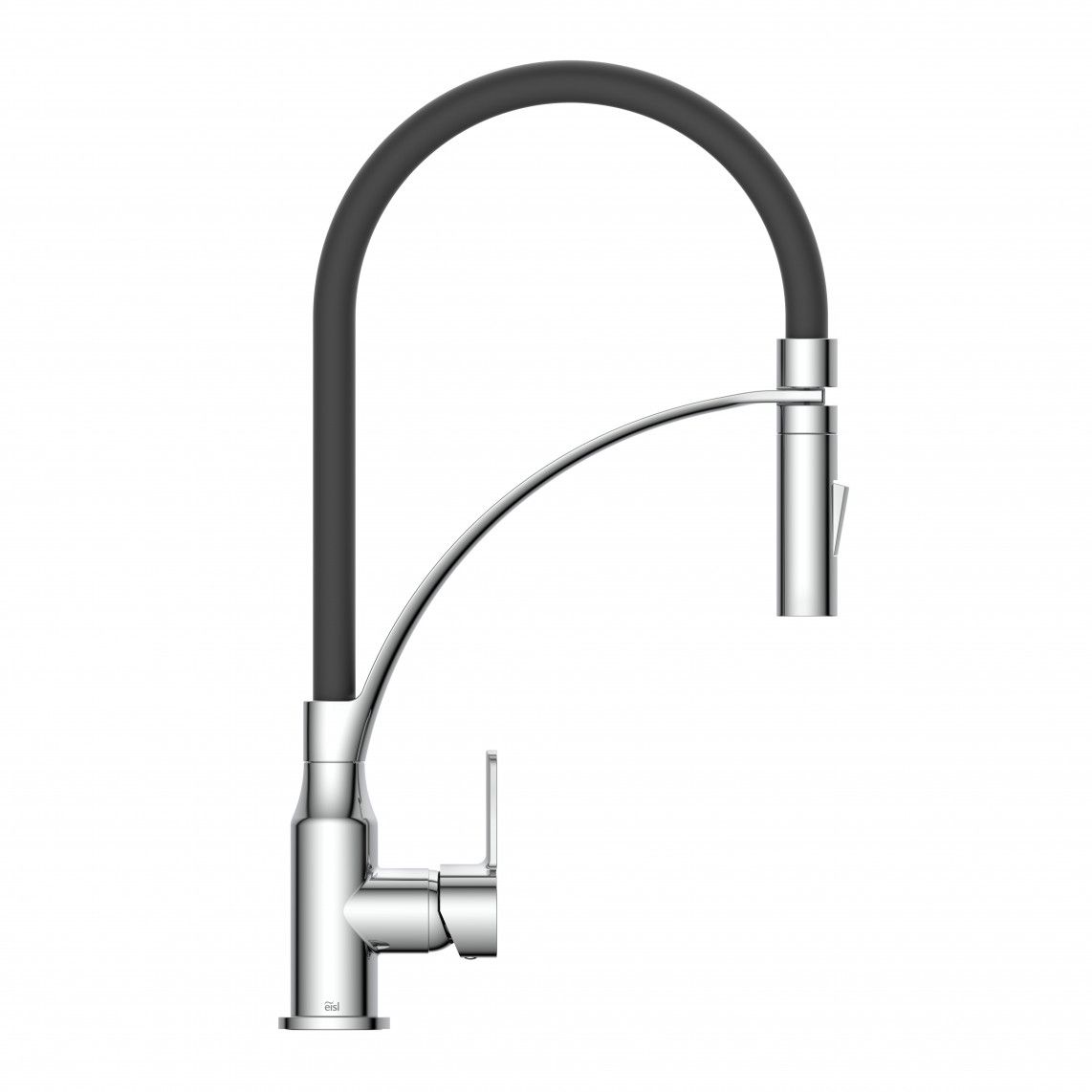 NI183CARCRB CARNEO Mitigeur évier, chromé/noir, avec flexible soft-touch vue 4