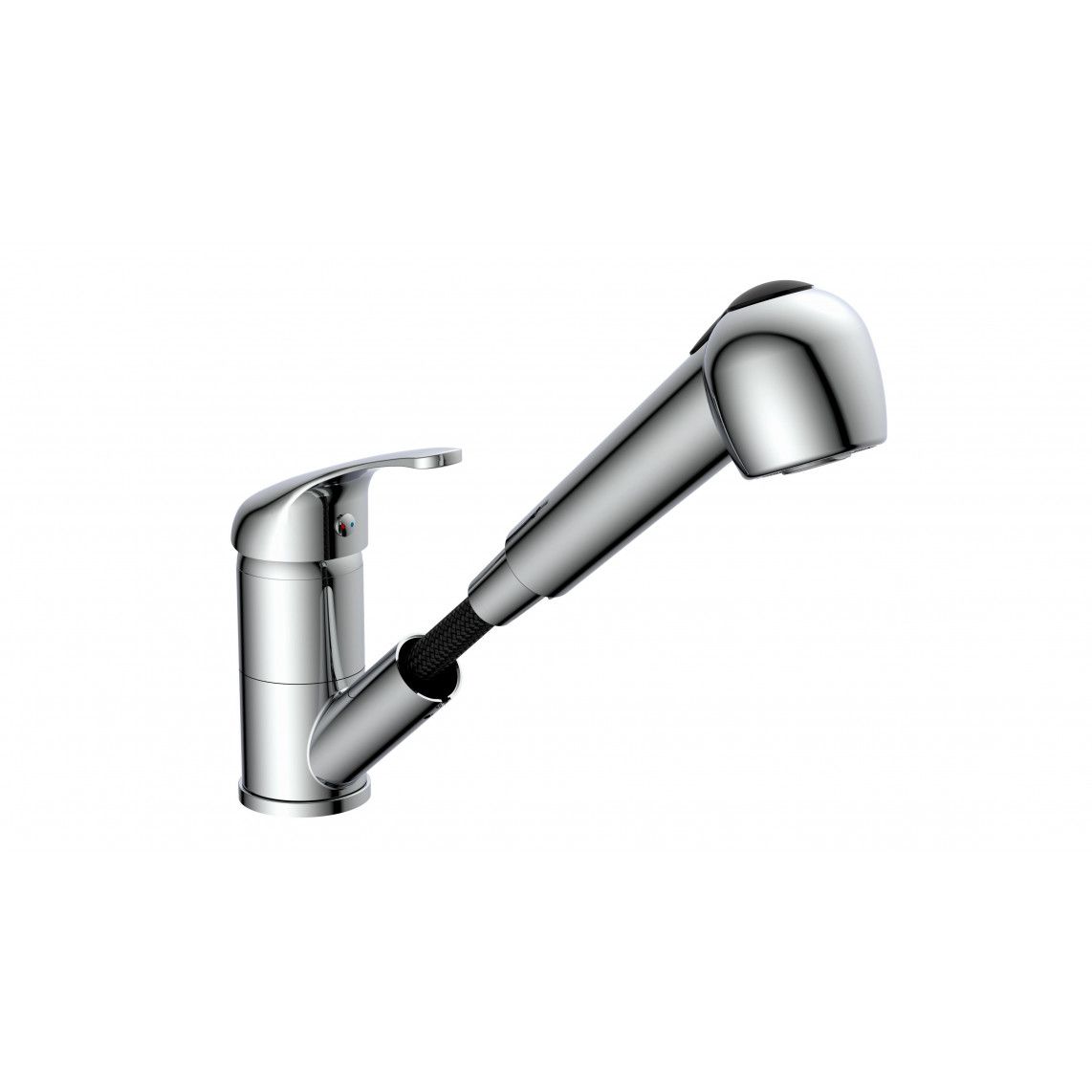 NI183CRT GRANDE VITA CLASSIC Mitigeur évier avec douchette à rincer extractible, chromé vue 4