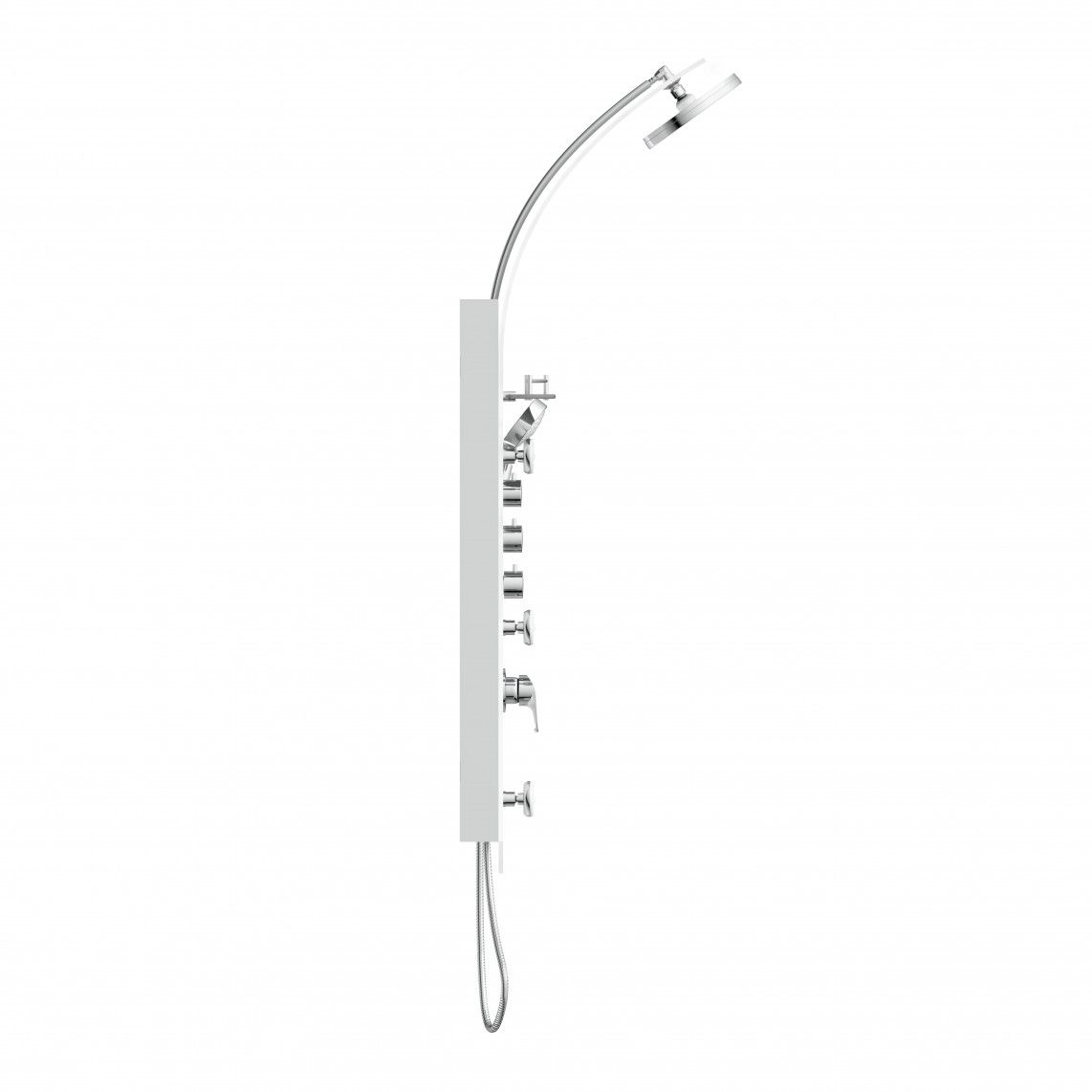 ORSP-YMSBW KARIBIK Panneau de douche, blanc vue 3