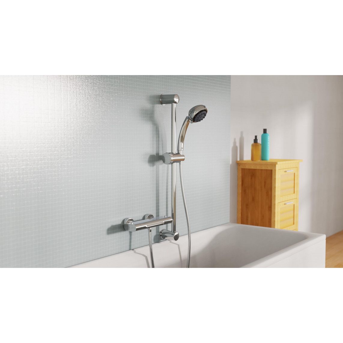 DX3004CSBPLUS VITAL Set barre de douche, chromé vue 6