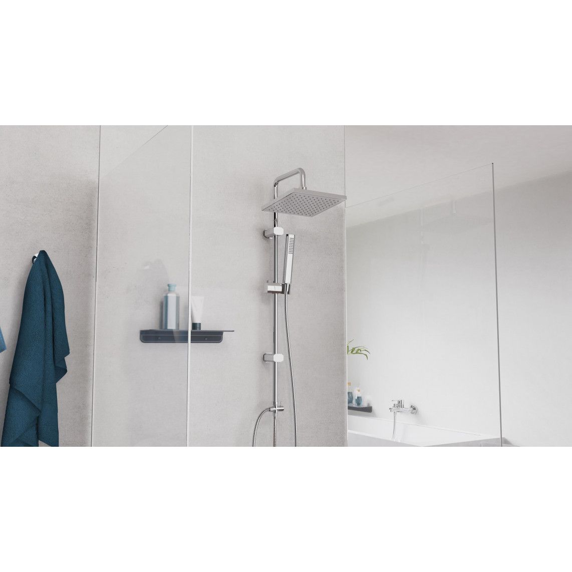 60090 TOKYO Regendouche set, chroom vue 6