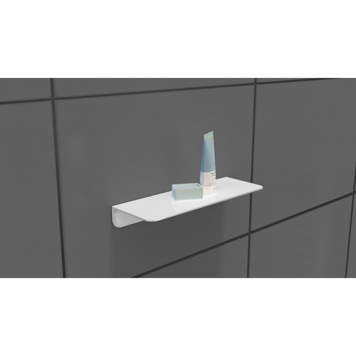 BA0950 Douche planchet, wit, om te lijmen vue 6