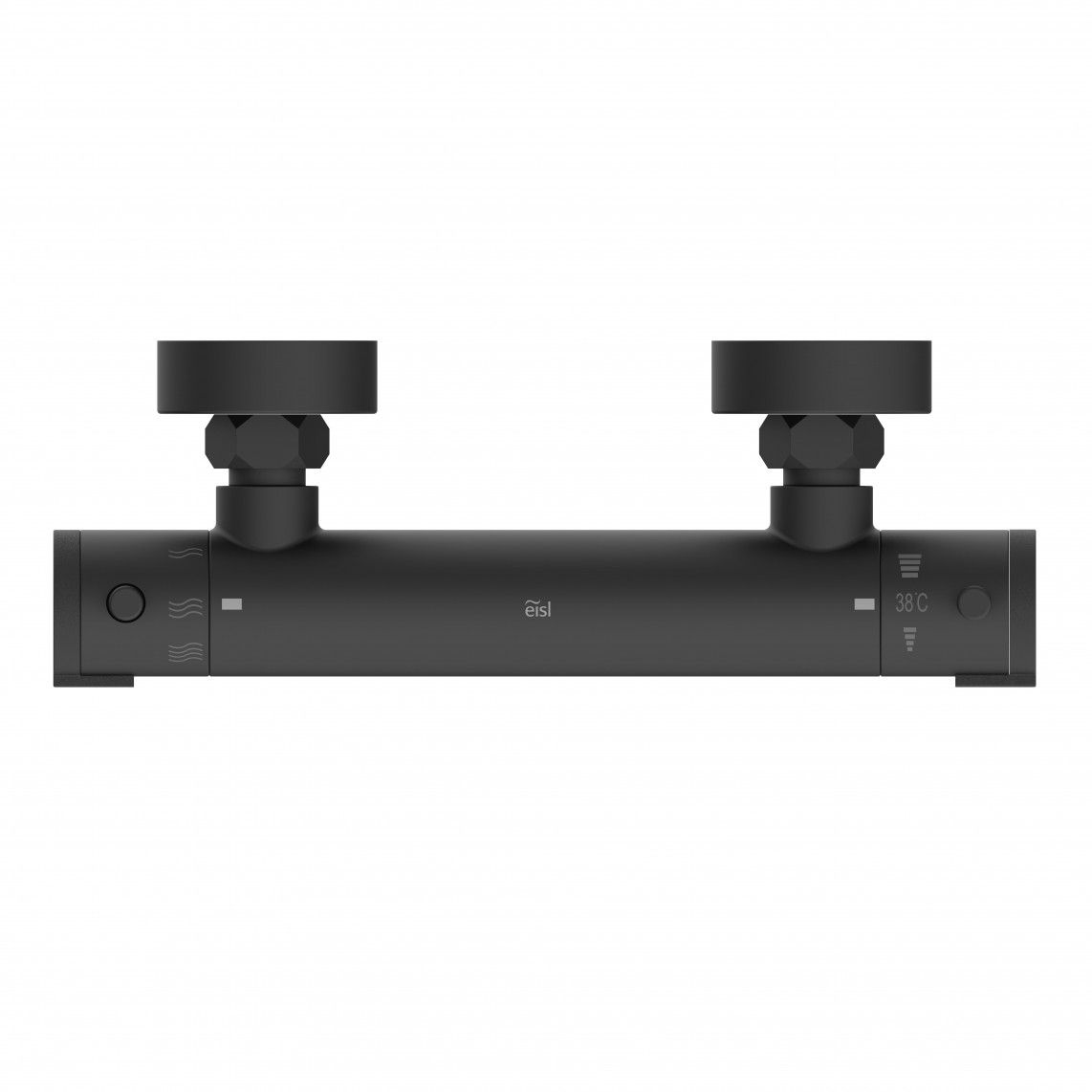CLT168ACRBL CLAUDIO Thermostatic shower mixer, black matt vue 5