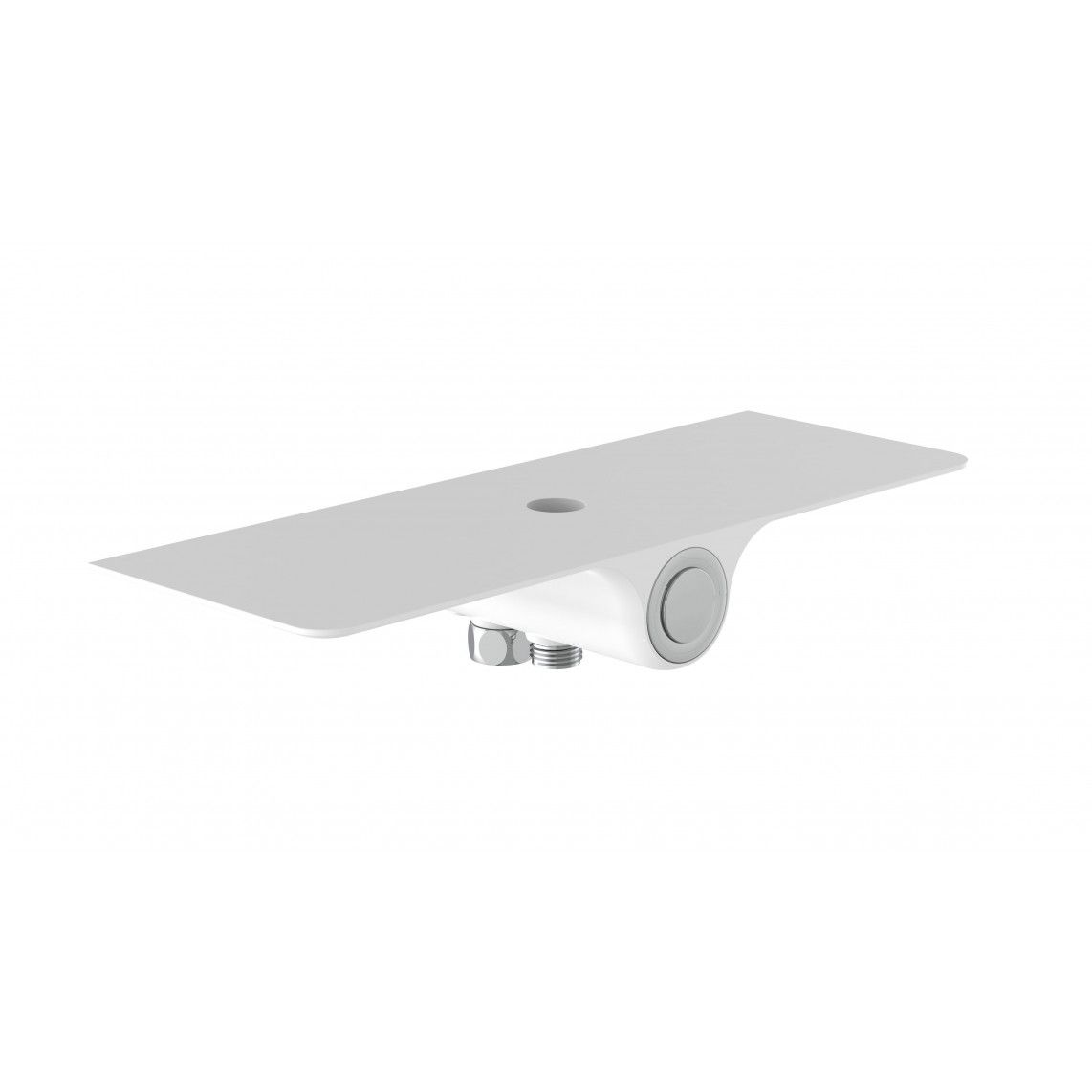 60500 AQUASTAR Regendouche set, chroom/wit, met planchet vue 4