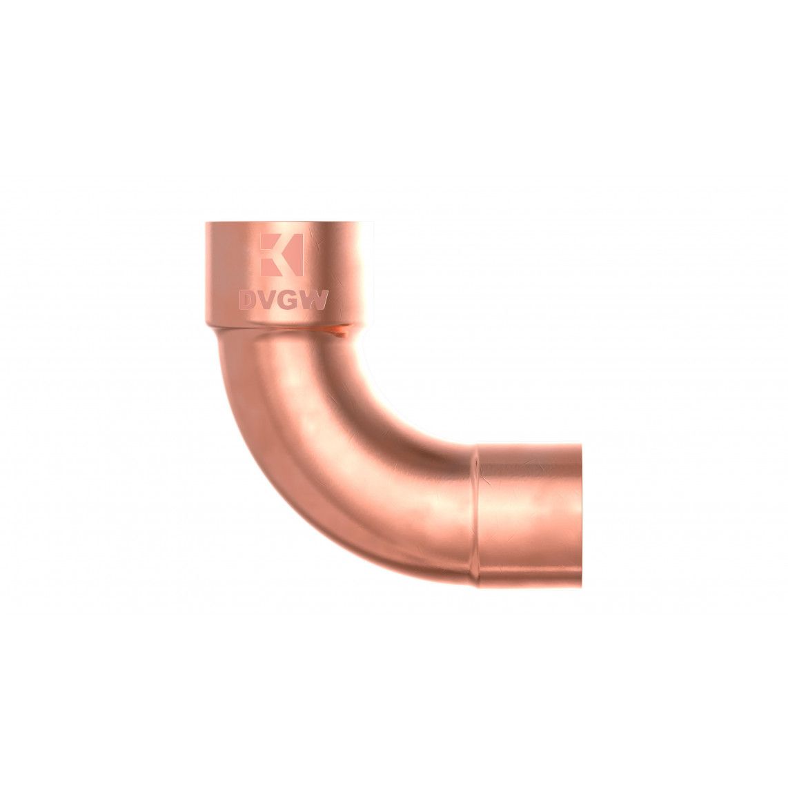 989024055 CU boog 90°, blanco, 18 mm, 1 mof, (5001a) vue 2