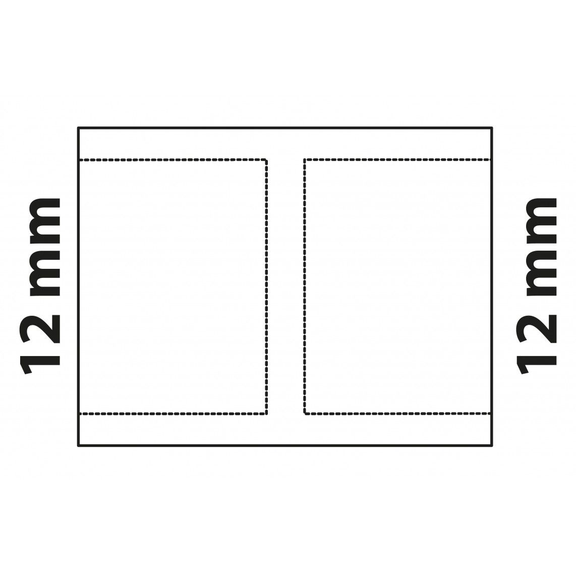 989092017 CU manchon double, vierge, 12 mm, 2 manchons, (5270) vue 3
