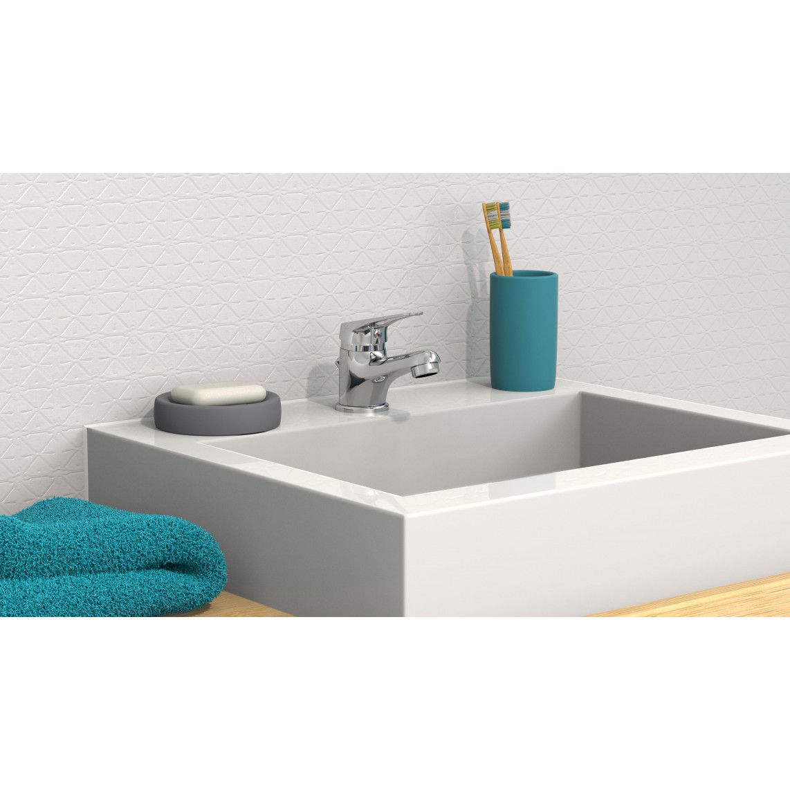 NI075SCR SPEED Mitigeur lavabo, chromé vue 7