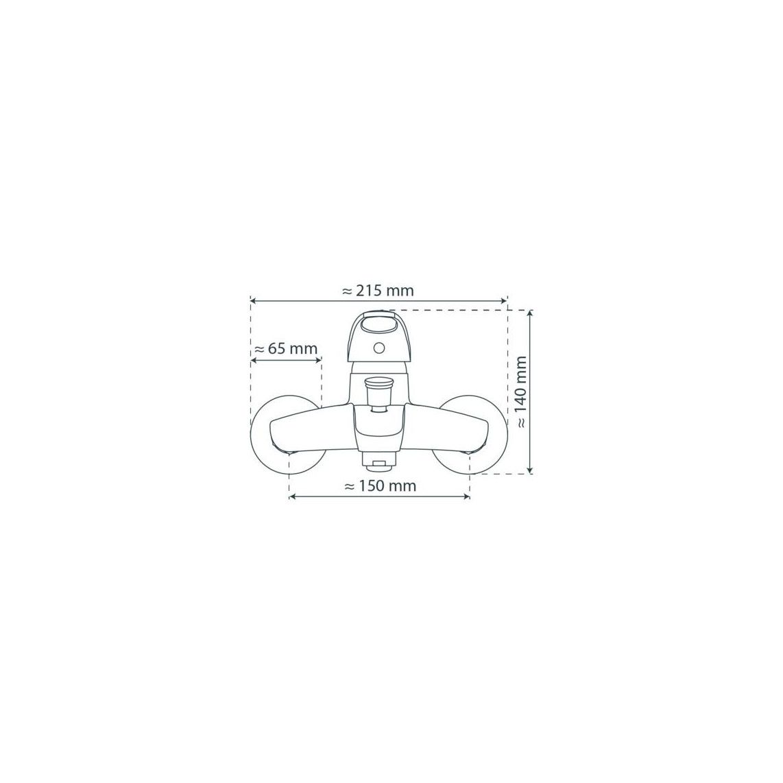 35230 CALVINO Badkraan, chroom vue 8