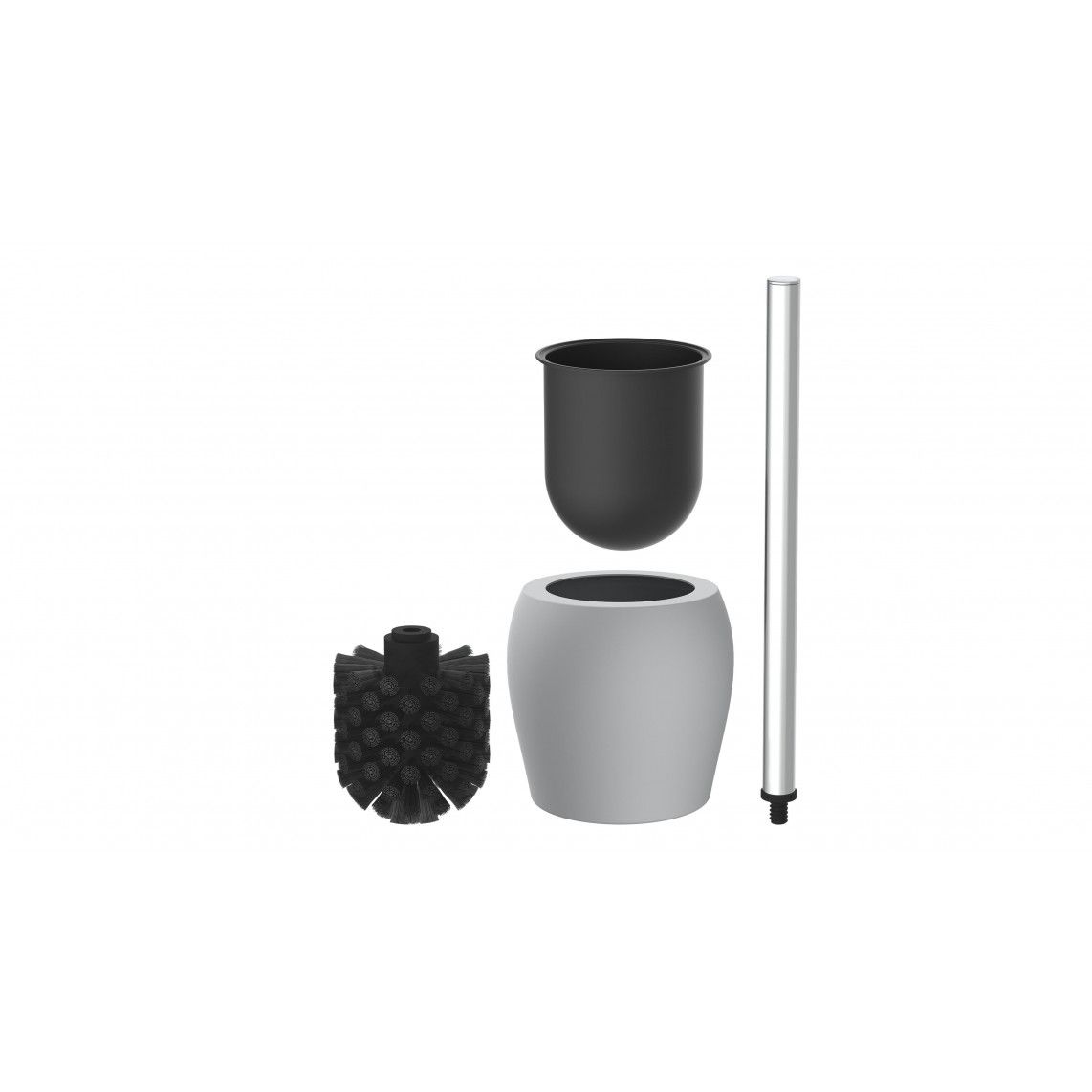 BA0101 Toilet brush holder, grey vue 6