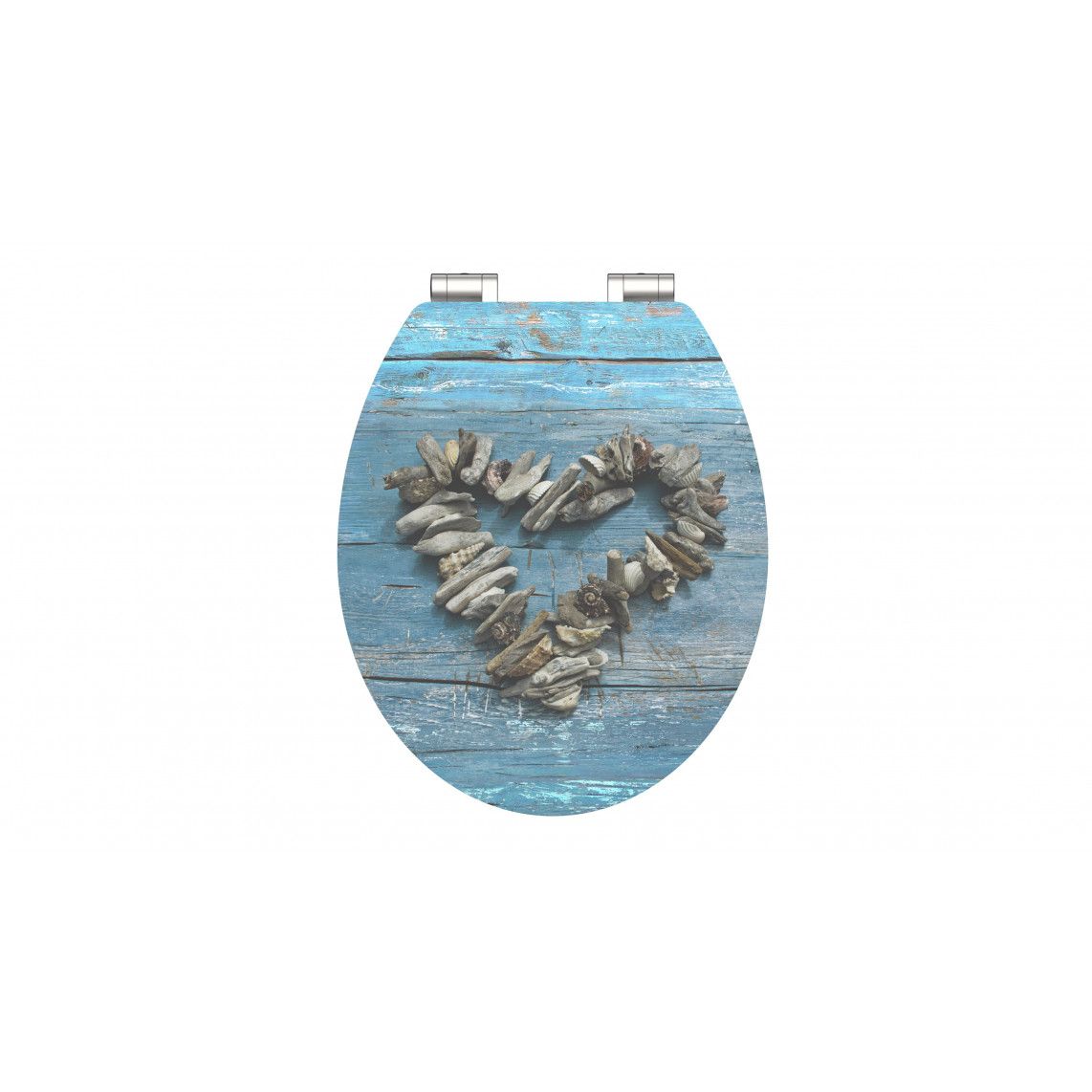 80540 MDF HG WC-zitting SHELL HEART, met valrem vue 2