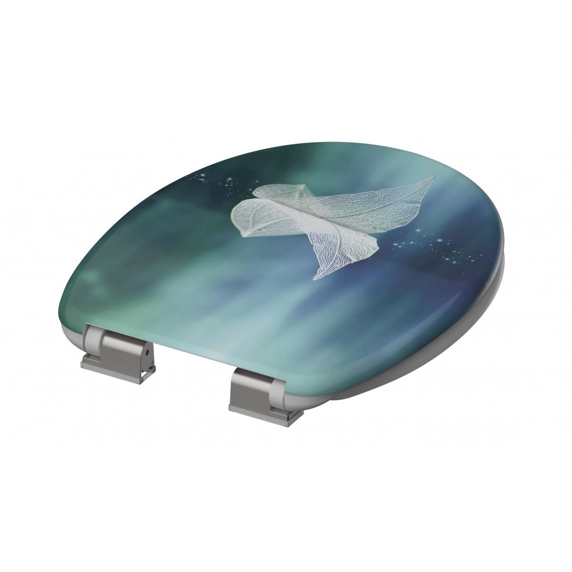 82153 Duroplast WC-zitting FALLEN LEAF, met valrem vue 5