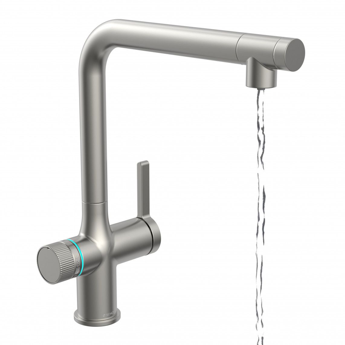99905 AQUASTAR PREMIUM robinet d'évier à eau gazeuse plus système de refroidissement et de filtration, apparence inox vue 5