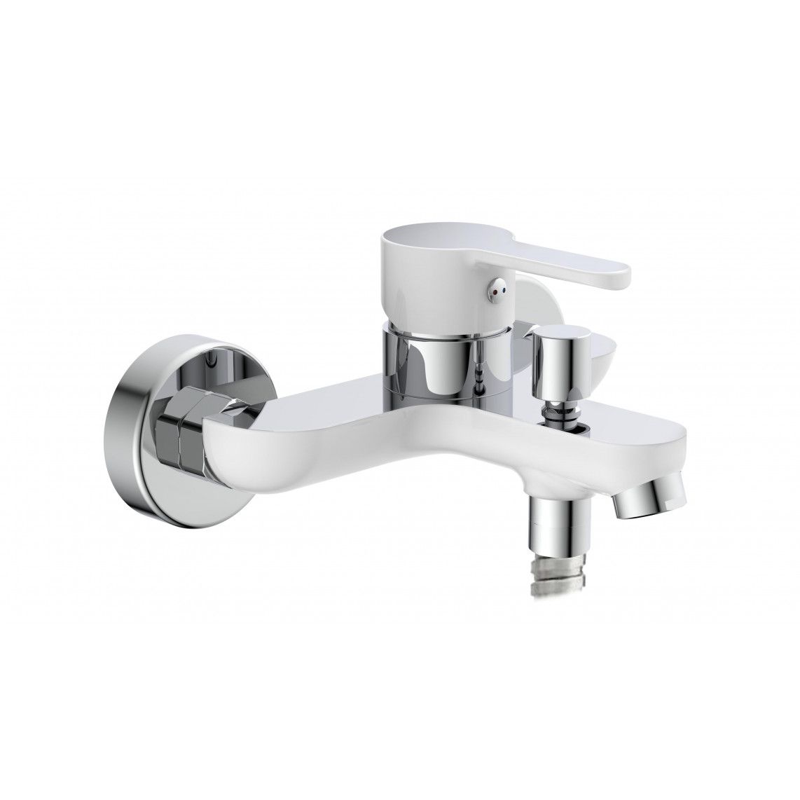 NI023DINWCR DIZIANI Mitigeur bain/douche, blanc/chromé vue 2