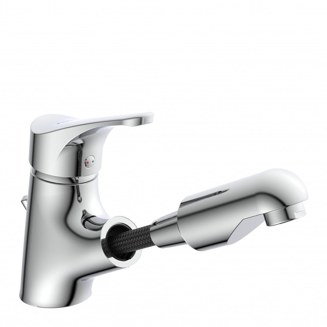 22150 ATTICA Wastafelkraan, chroom, met uittrekbare haardouche vue 3