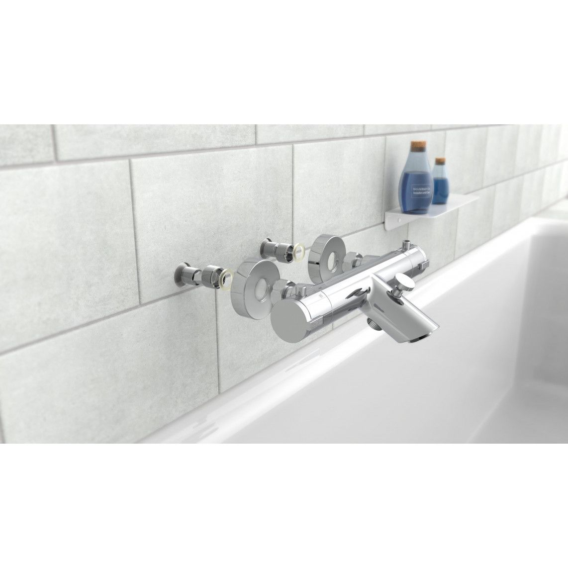 52470 LONDON Mitigeur thermostatique bain/douche, chromé vue 7
