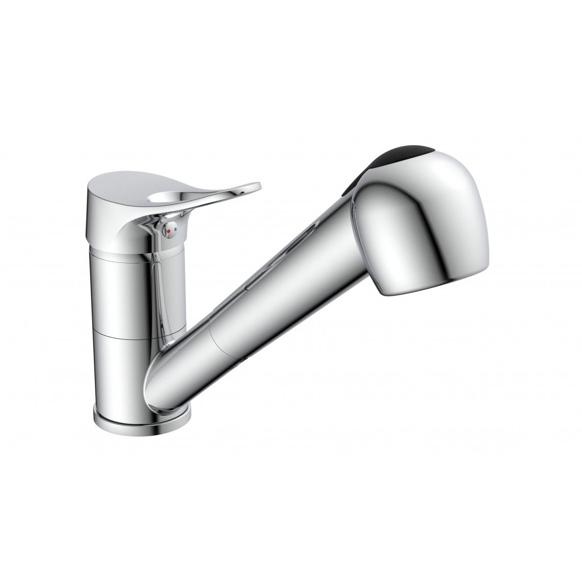 NI183VECR VERONA Sink mixer, chrome, with pull-out sprayer vue 2