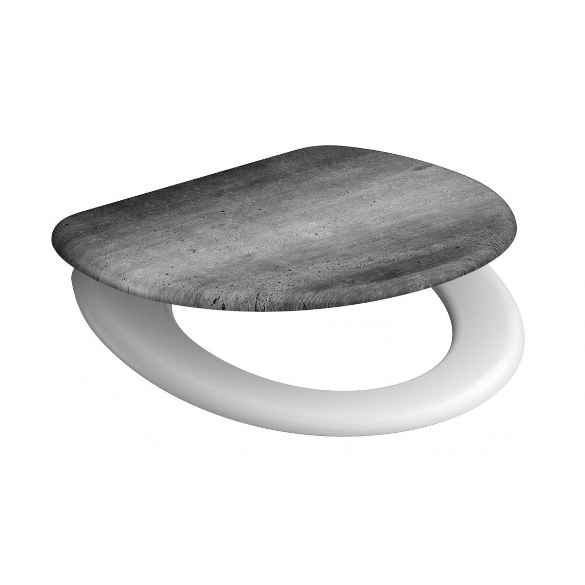 82155 Duroplast WC-zitting INDUSTRIAL GREY, met valrem vue 4