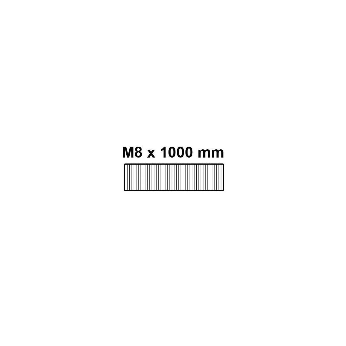 973410155 tige filetée, M8 x 1000 mm vue 2