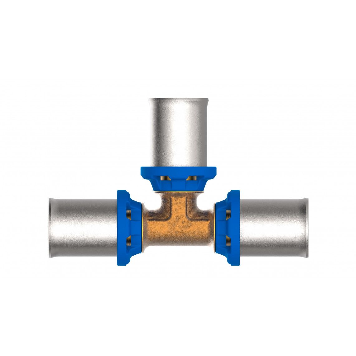 988717355 LT pièce en T, vierge, 26 mm, raccord à sertir pour tube multicouche vue 2