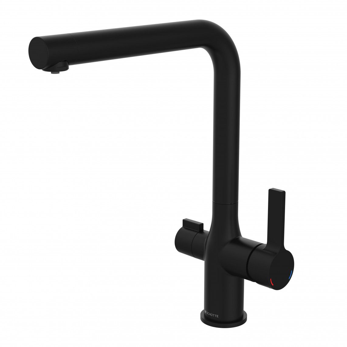 99860 AQUASTAR PRO Drinking water sink mixer, black matt, with filter system vue 3