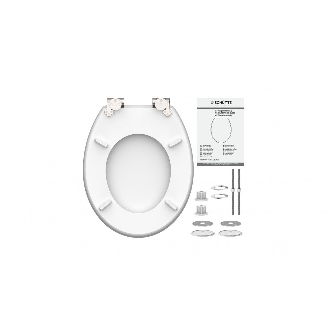 80548 abattant WC en MDF HG POLAR LIGHTS, avec frein de chute vue 7