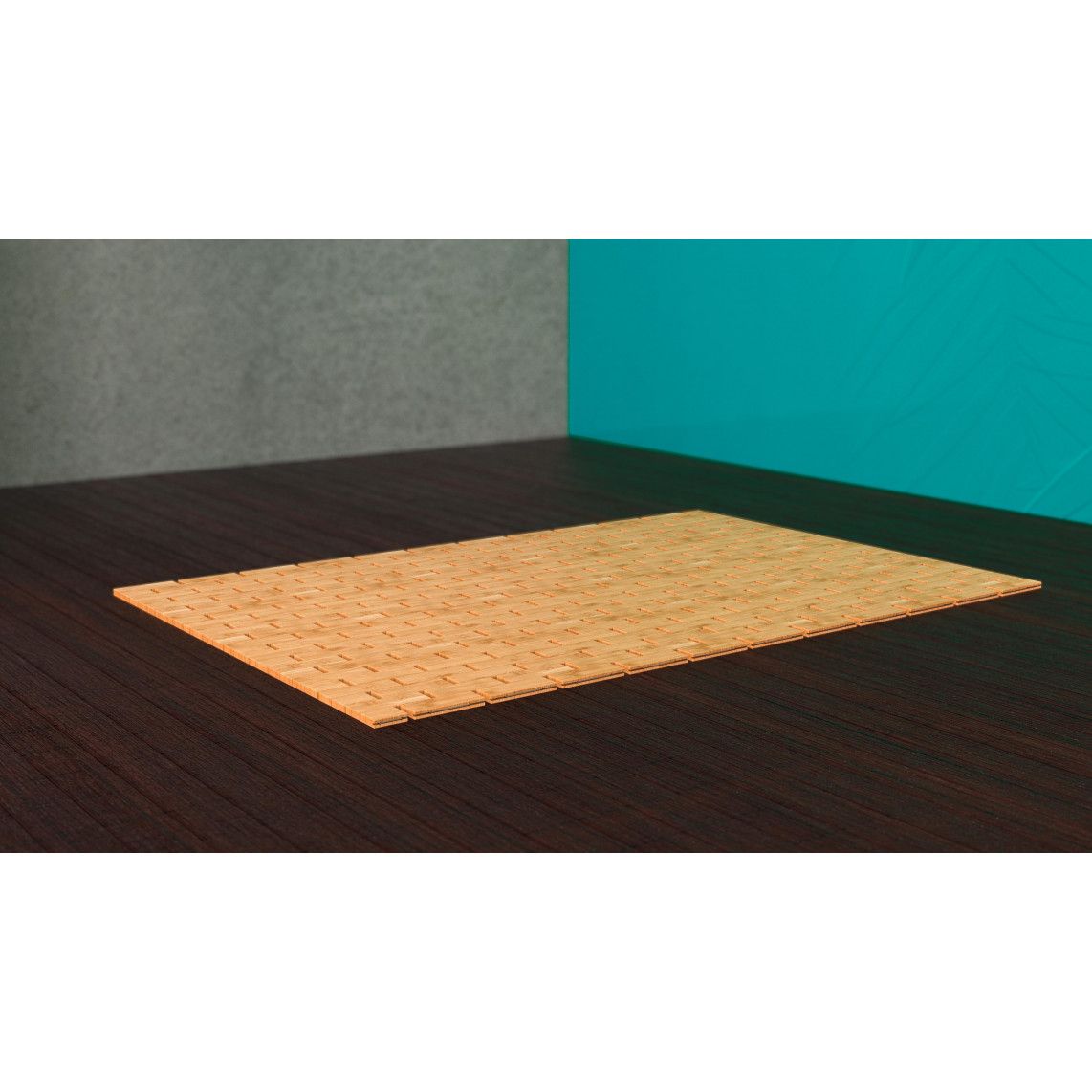 TE-BA02 Bamboe Badmat, 500 x 700 mm vue 4