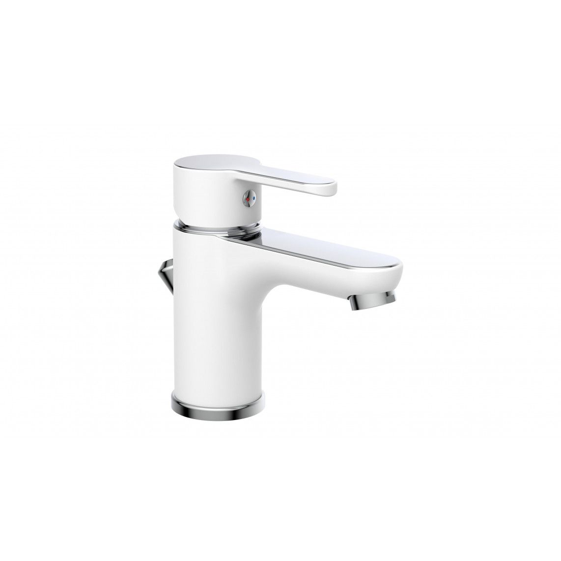 NI075DINWCR DIZIANI Mitigeur lavabo, blanc/chromé vue 2