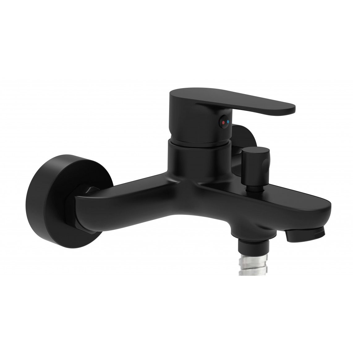 NI023CALCRBL CLAUDIO Bathtub mixer, black matt vue 2