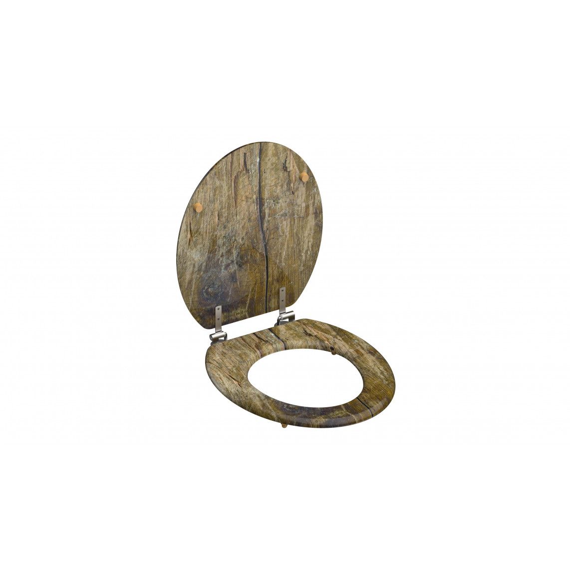 80024 MDF Toilet seat SOLID WOOD vue 4