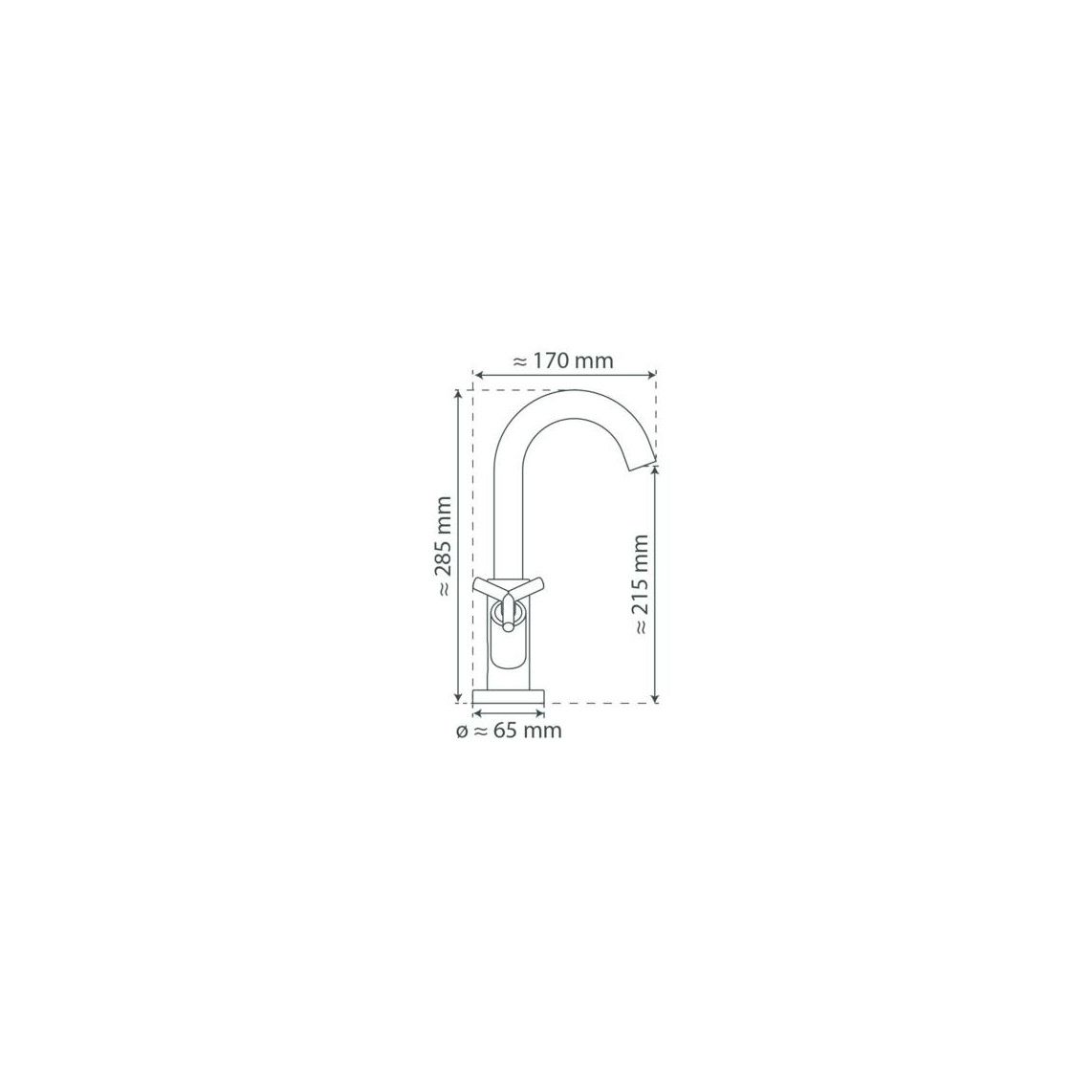 79210 ELIOT Wastafelkraan, chroom vue 6