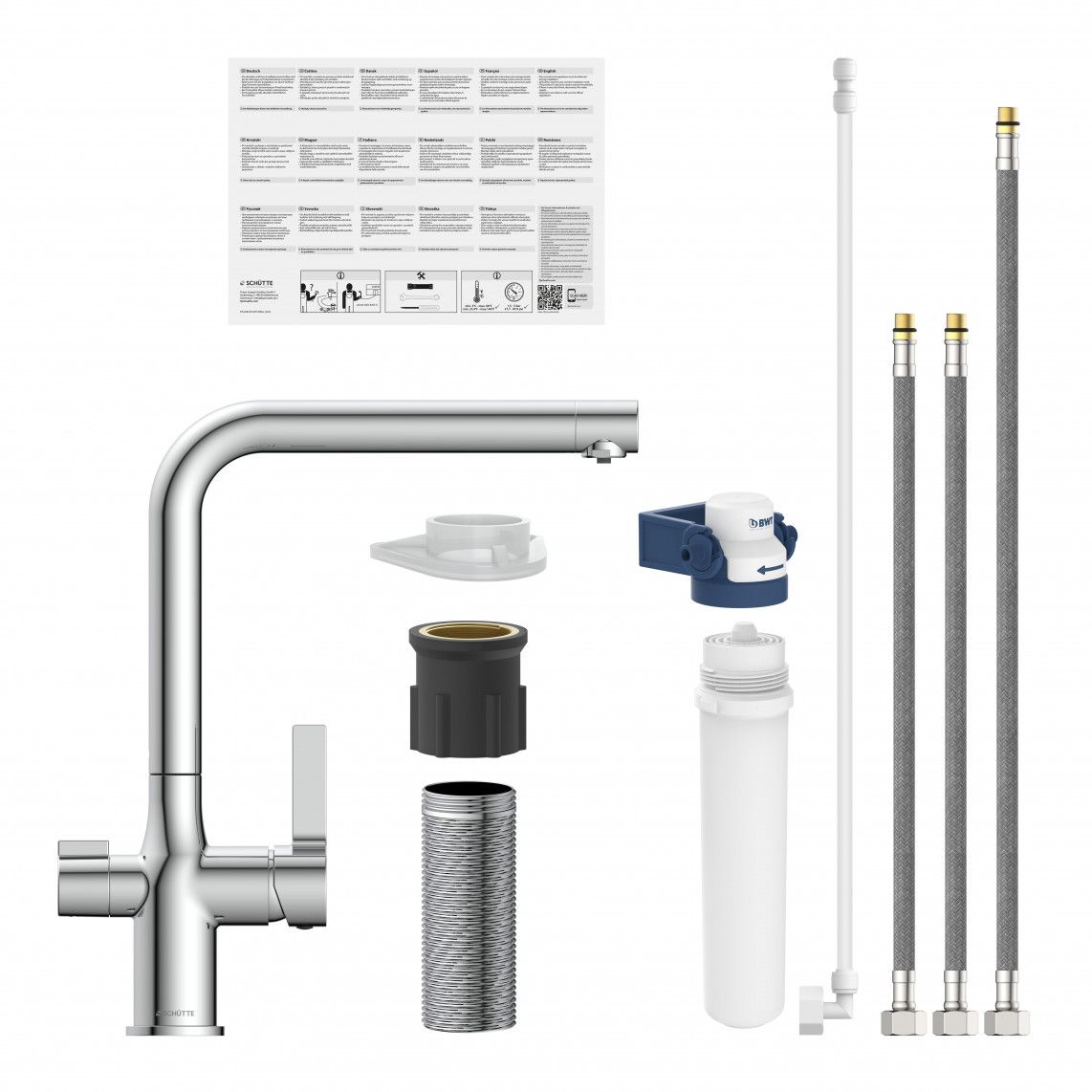 99800 AQUASTAR PRO drinkwater keukenkraan met filtersysteem, chroom vue 4