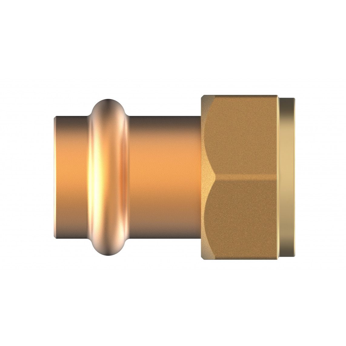 988628554 BR overgang schroefverbinding, blanco, 15 mm x 3/4"BI, 1 mof, (P4355) vue 2