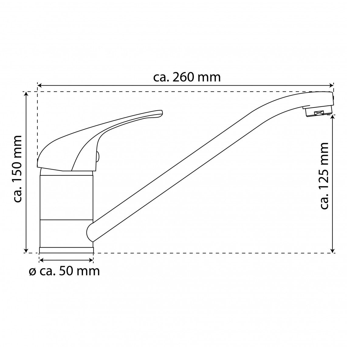 NI182CR GRANDE VITA CLASSIC Mitigeur évier, chromé vue 4