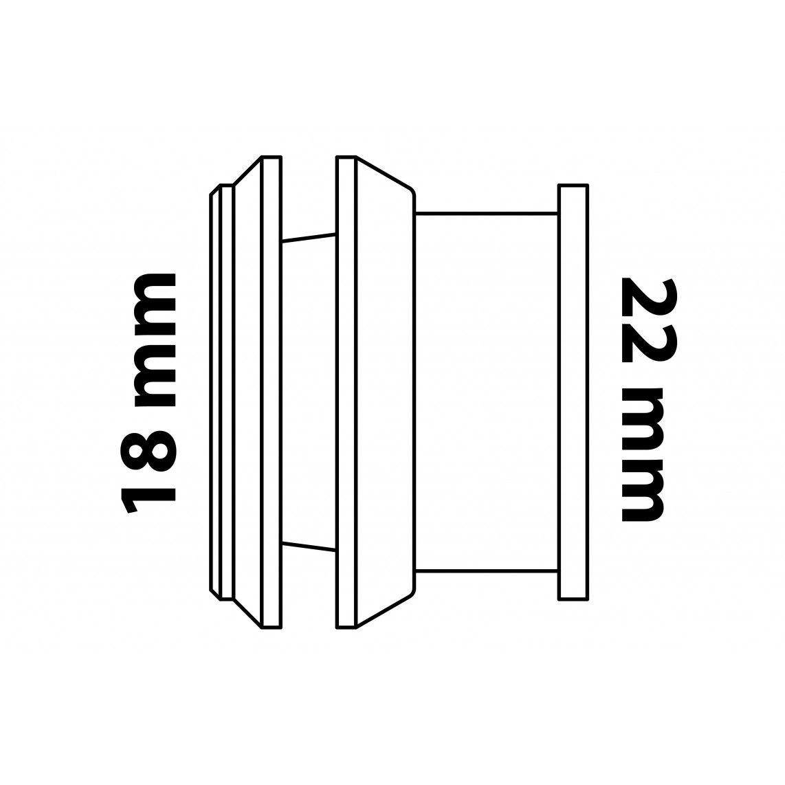 989455517 MS Reduceerset, blanco, 22 mm x 18 mm, knelfitting voor koperen buis (2x) vue 4